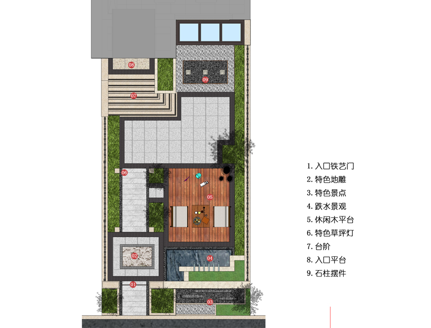 鹽城別墅庭院設計